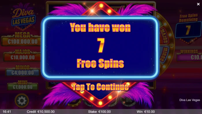 Diva Las Vegas - বোনাস Free Spins চালু