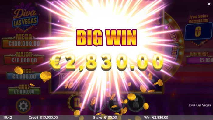 Diva Las Vegas - Free Spins চলাকালীন বড় জয়
